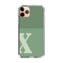 Slim Protection Case［ Original - initial two tone - X green ］