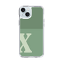 Slim Protection Case［ Original - initial two tone - X green ］
