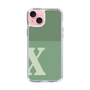 Slim Protection Case［ Original - initial two tone - X green ］