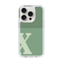 Slim Protection Case［ Original - initial two tone - X green ］