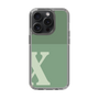 Slim Protection Case［ Original - initial two tone - X green ］