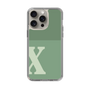 Slim Protection Case［ Original - initial two tone - X green ］