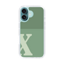 Slim Protection Case［ オリジナル - initial two tone - X green ］