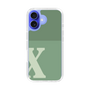 Slim Protection Case［ オリジナル - initial two tone - X green ］