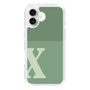 Slim Protection Case［ オリジナル - initial two tone - X green ］