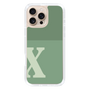 Slim Protection Case［ オリジナル - initial two tone - X green ］