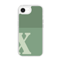 Slim Protection Case［ Original - initial two tone - X green ］
