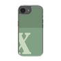 Slim Protection Case［ Original - initial two tone - X green ］