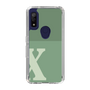 Slim Protection Case［ Original - initial two tone - X green ］
