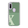 Slim Protection Case［ Original - initial two tone - X green ］