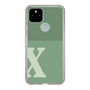 Slim Protection Case［ Original - initial two tone - X green ］