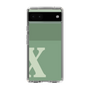 Slim Protection Case［ Original - initial two tone - X green ］