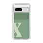 Slim Protection Case［ Original - initial two tone - X green ］