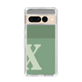 Slim Protection Case［ Original - initial two tone - X green ］