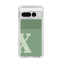 Slim Protection Case［ Original - initial two tone - X green ］