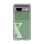 Slim Protection Case［ Original - initial two tone - X green ］