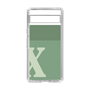 Slim Protection Case［ Original - initial two tone - X green ］