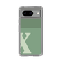 Slim Protection Case［ Original - initial two tone - X green ］
