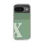Slim Protection Case［ Original - initial two tone - X green ］