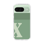 Slim Protection Case［ Original - initial two tone - X green ］