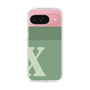 Slim Protection Case［ Original - initial two tone - X green ］