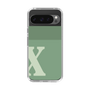 Slim Protection Case［ Original - initial two tone - X green ］
