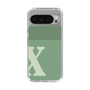 Slim Protection Case［ Original - initial two tone - X green ］