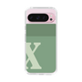 Slim Protection Case［ Original - initial two tone - X green ］
