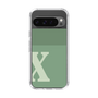 Slim Protection Case［ Original - initial two tone - X green ］