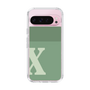 Slim Protection Case［ Original - initial two tone - X green ］
