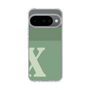 Slim Protection Case［ Original - initial two tone - X green ］
