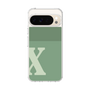 Slim Protection Case［ Original - initial two tone - X green ］