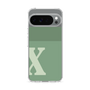 Slim Protection Case［ Original - initial two tone - X green ］
