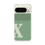 Slim Protection Case［ Original - initial two tone - X green ］