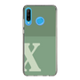 Slim Protection Case［ Original - initial two tone - X green ］