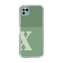 Slim Protection Case［ Original - initial two tone - X green ］