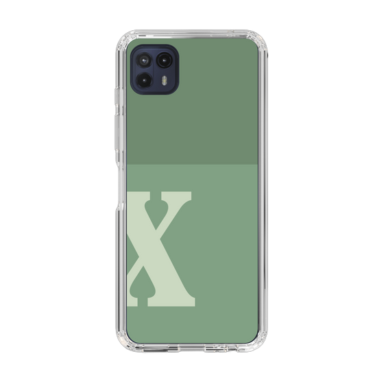 Slim Protection Case［ Original - initial two tone - X green ］
