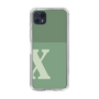 Slim Protection Case［ Original - initial two tone - X green ］
