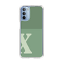 Slim Protection Case［ Original - initial two tone - X green ］