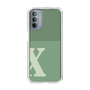 Slim Protection Case［ Original - initial two tone - X green ］