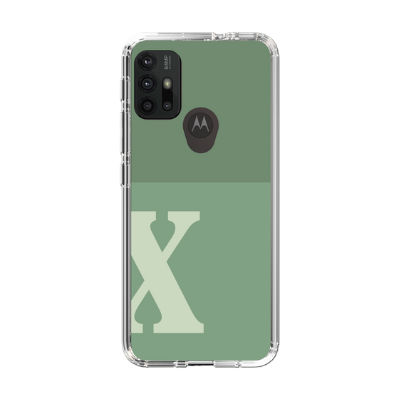Slim Protection Case［ Original - initial two tone - X green ］