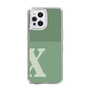 Slim Protection Case［ Original - initial two tone - X green ］