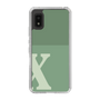 Slim Protection Case［ Original - initial two tone - X green ］