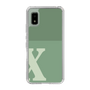 Slim Protection Case［ Original - initial two tone - X green ］
