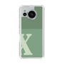 Slim Protection Case［ Original - initial two tone - X green ］