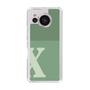 Slim Protection Case［ Original - initial two tone - X green ］
