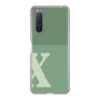 Slim Protection Case［ Original - initial two tone - X green ］