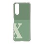 Slim Protection Case［ Original - initial two tone - X green ］