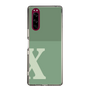 Slim Protection Case［ Original - initial two tone - X green ］