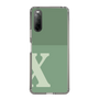 Slim Protection Case［ Original - initial two tone - X green ］
